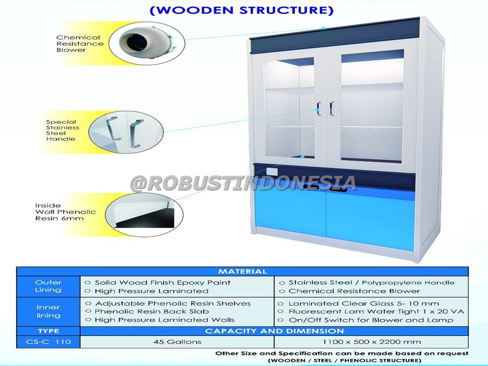 Special Corrosive Chemical Storage Wooden Structure